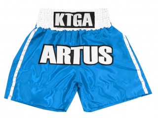 Personlig Boxing Shorts : KNBXCUST-2042-Himmelblå